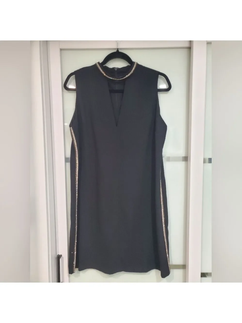 Dynamite V Neckline Dress with Rhinestones - Picture 10 of 16